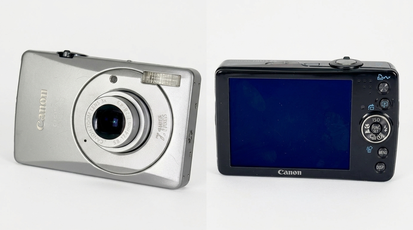 Canon Digital IXUS 75 -digikamera vuodelta 2007