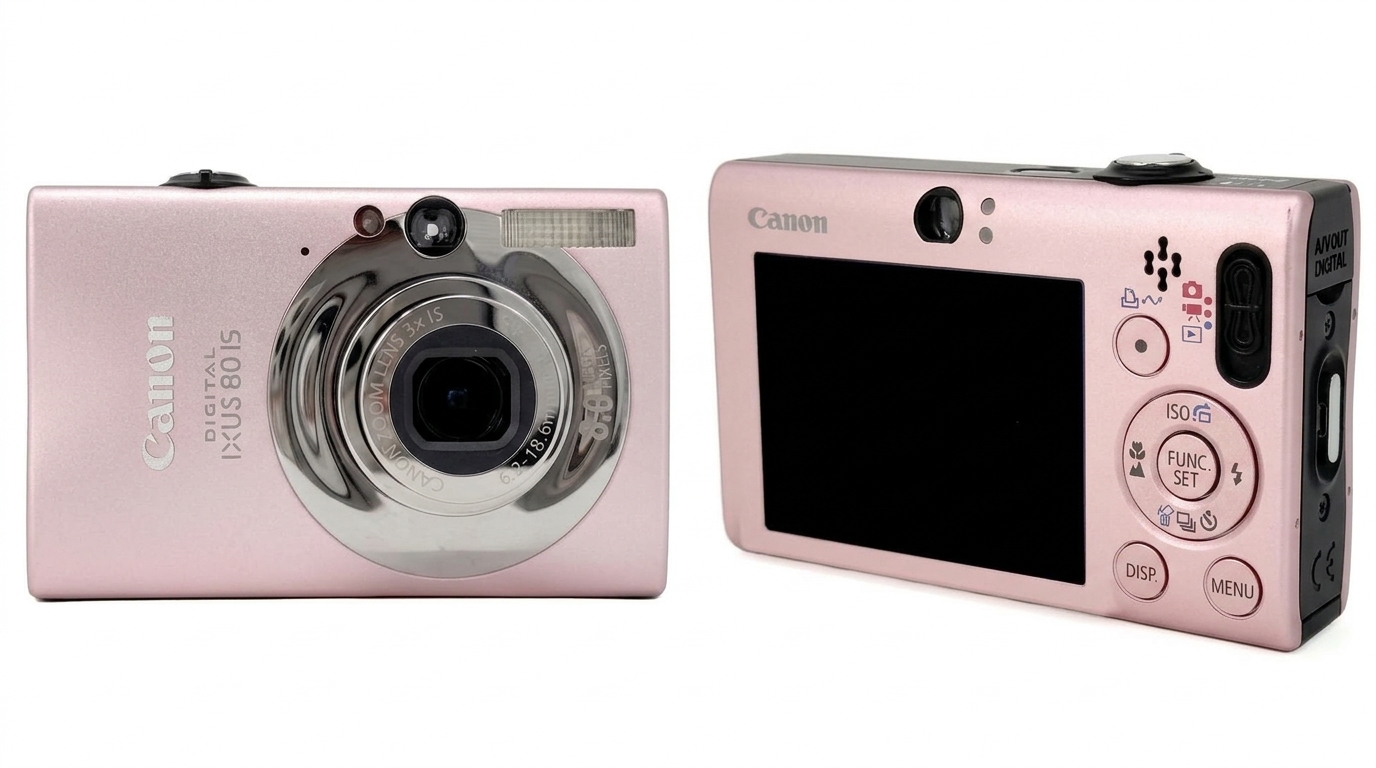 Canon Digital IXUS 80 IS -digikamera vuodelta 2008