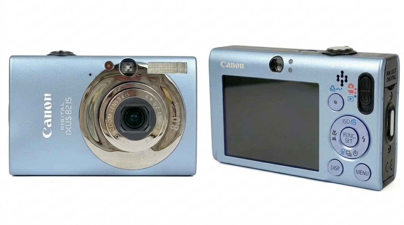 Canon Digital IXUS 82 IS – sininen erikoismalli vuodelta 2008